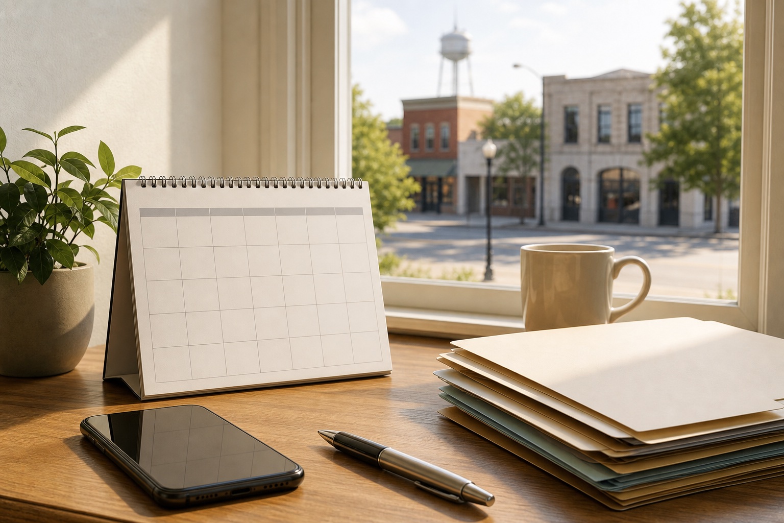 Small-town desk setup for Madisonville insurance timing guidance